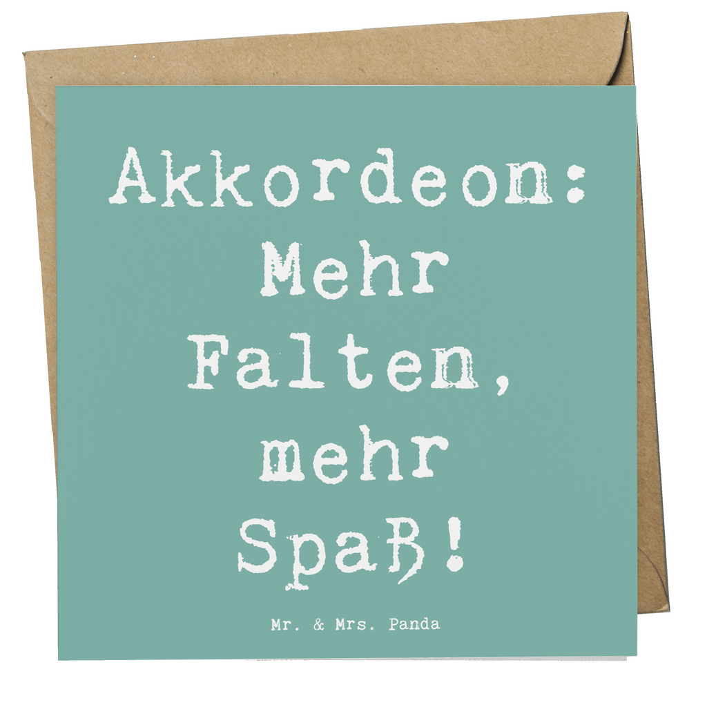 Deluxe Karte Spruch Akkordeon Spaß Karte, Grußkarte, Klappkarte, Einladungskarte, Glückwunschkarte, Hochzeitskarte, Geburtstagskarte, Hochwertige Grußkarte, Hochwertige Klappkarte, Instrumente, Geschenke Musiker, Musikliebhaber