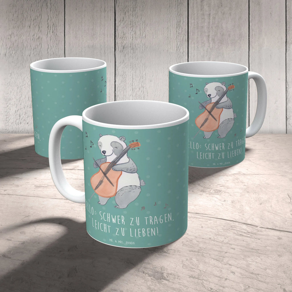 Mug Cello: Schwer zu tragen, leicht zu lieben! Tasse, Kaffeetasse, Teetasse, Becher, Kaffeebecher, Teebecher, Keramiktasse, Porzellantasse, Büro Tasse, Geschenk Tasse, Tasse Sprüche, Tasse Motive, Kaffeetassen, Tasse bedrucken, Designer Tasse, Cappuccino Tassen, Schöne Teetassen, Instrumente, Geschenke Musiker, Musikliebhaber