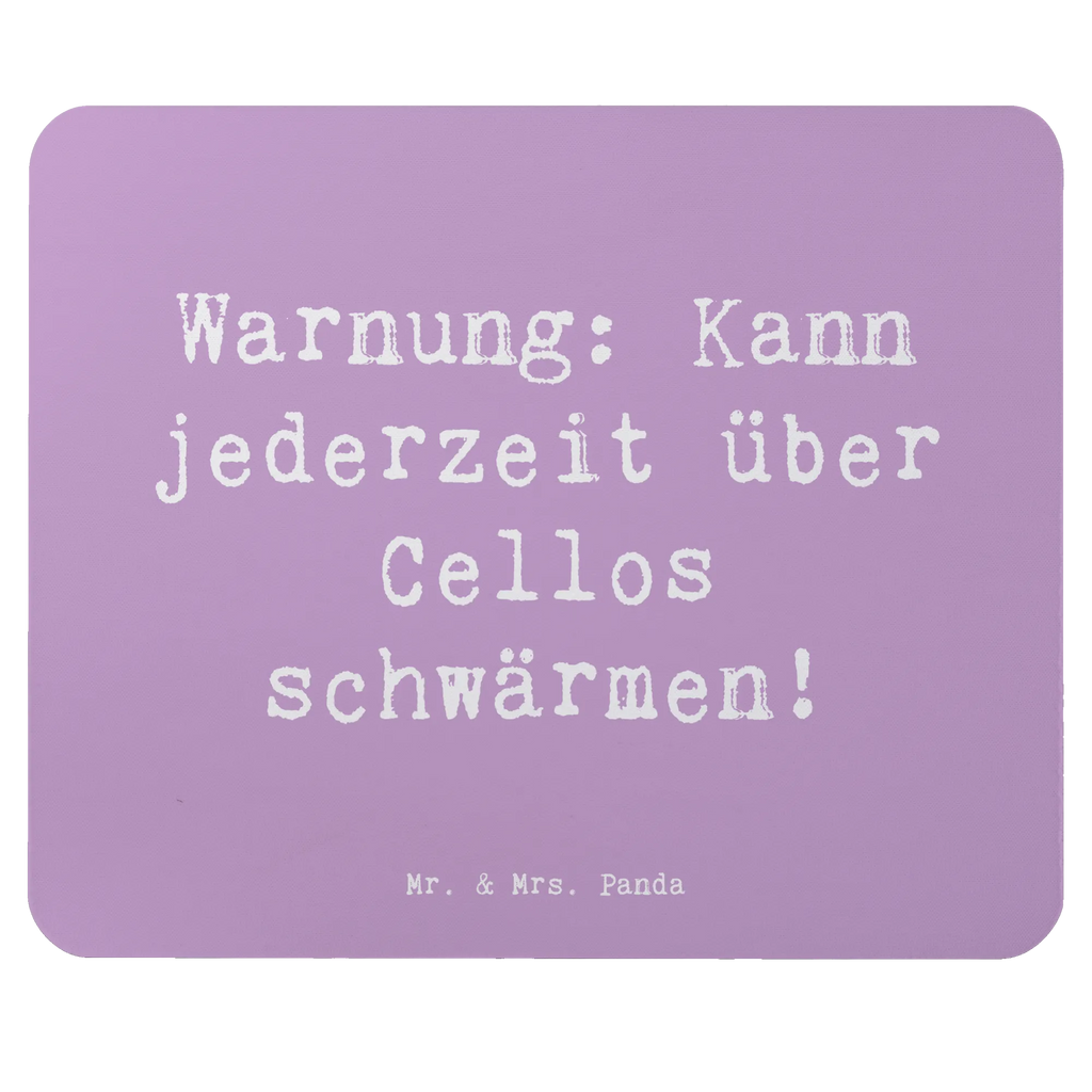 Mouse mat Saying Warnung: Kann jederzeit über Cellos schwärmen! Mousepad, Computer zubehör, Büroausstattung, PC Zubehör, Arbeitszimmer, Mauspad, Einzigartiges Mauspad, Designer Mauspad, Mausunterlage, Mauspad Büro, Instrumente, Geschenke Musiker, Musikliebhaber
