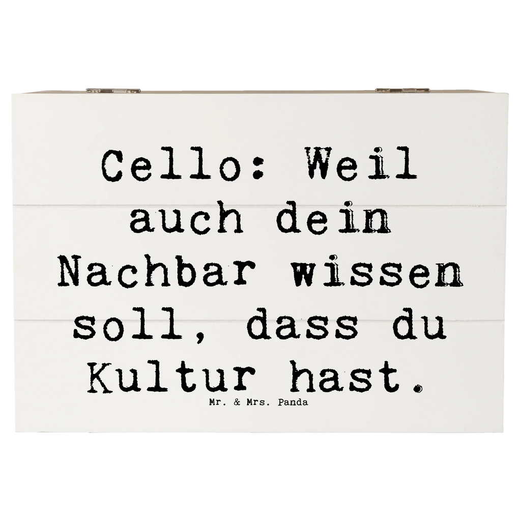 Holzkiste Spruch Cello Kultur Holzkiste, Kiste, Schatzkiste, Truhe, Schatulle, XXL, Erinnerungsbox, Erinnerungskiste, Dekokiste, Aufbewahrungsbox, Geschenkbox, Geschenkdose, Instrumente, Geschenke Musiker, Musikliebhaber