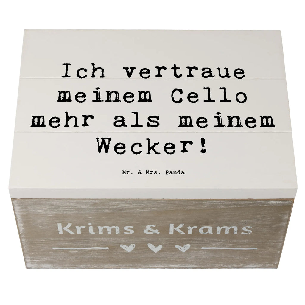 Holzkiste Spruch Cello Vertrauen Holzkiste, Kiste, Schatzkiste, Truhe, Schatulle, XXL, Erinnerungsbox, Erinnerungskiste, Dekokiste, Aufbewahrungsbox, Geschenkbox, Geschenkdose, Instrumente, Geschenke Musiker, Musikliebhaber