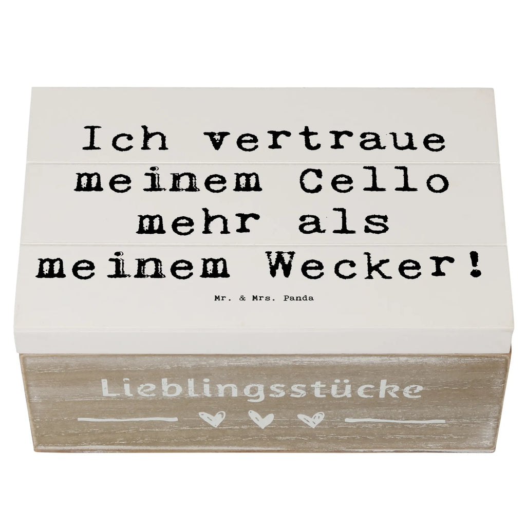 Holzkiste Spruch Cello Vertrauen Holzkiste, Kiste, Schatzkiste, Truhe, Schatulle, XXL, Erinnerungsbox, Erinnerungskiste, Dekokiste, Aufbewahrungsbox, Geschenkbox, Geschenkdose, Instrumente, Geschenke Musiker, Musikliebhaber