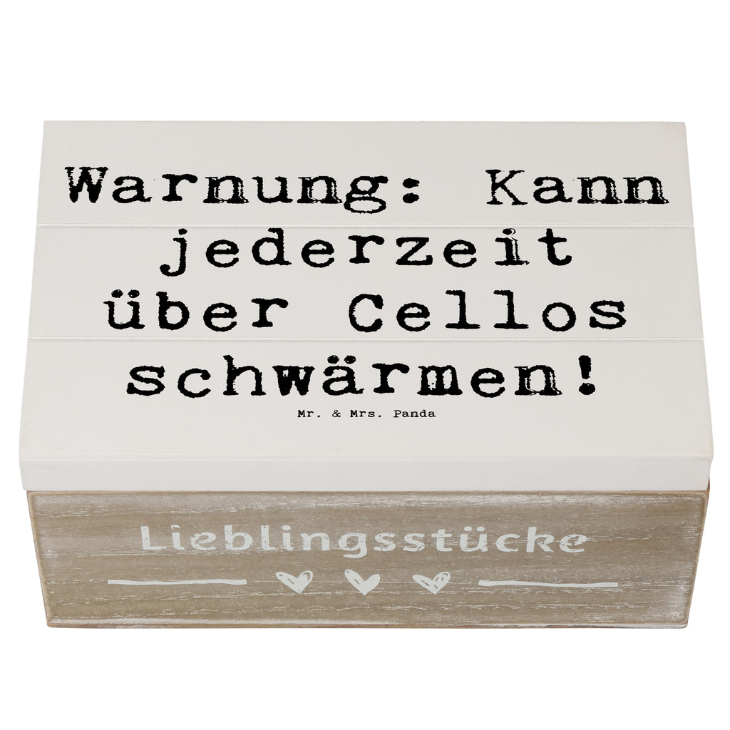 Holzkiste Spruch Cello Schwärmerei Holzkiste, Kiste, Schatzkiste, Truhe, Schatulle, XXL, Erinnerungsbox, Erinnerungskiste, Dekokiste, Aufbewahrungsbox, Geschenkbox, Geschenkdose, Instrumente, Geschenke Musiker, Musikliebhaber