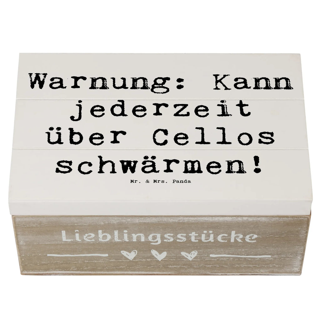 Holzkiste Spruch Cello Schwärmerei Holzkiste, Kiste, Schatzkiste, Truhe, Schatulle, XXL, Erinnerungsbox, Erinnerungskiste, Dekokiste, Aufbewahrungsbox, Geschenkbox, Geschenkdose, Instrumente, Geschenke Musiker, Musikliebhaber