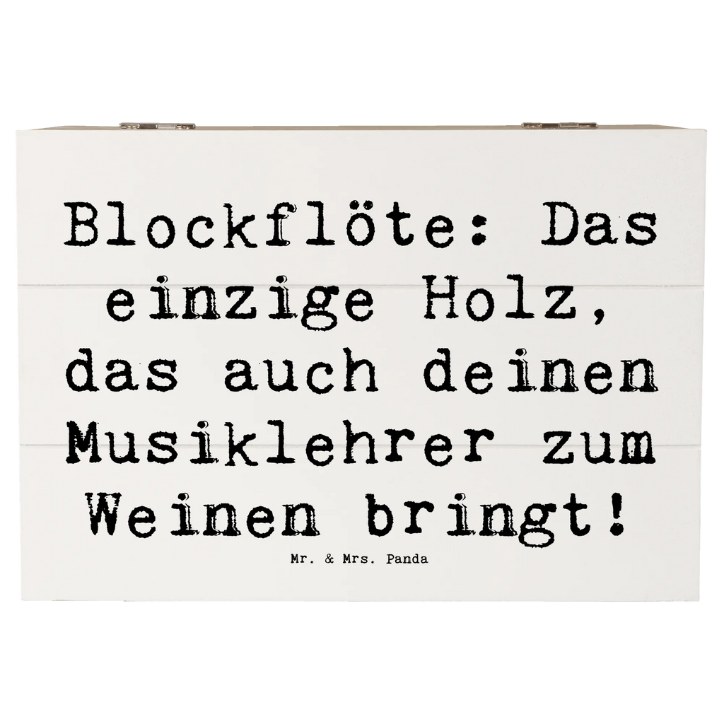 Holzkiste Spruch Blockflöte Humor Holzkiste, Kiste, Schatzkiste, Truhe, Schatulle, XXL, Erinnerungsbox, Erinnerungskiste, Dekokiste, Aufbewahrungsbox, Geschenkbox, Geschenkdose, Instrumente, Geschenke Musiker, Musikliebhaber