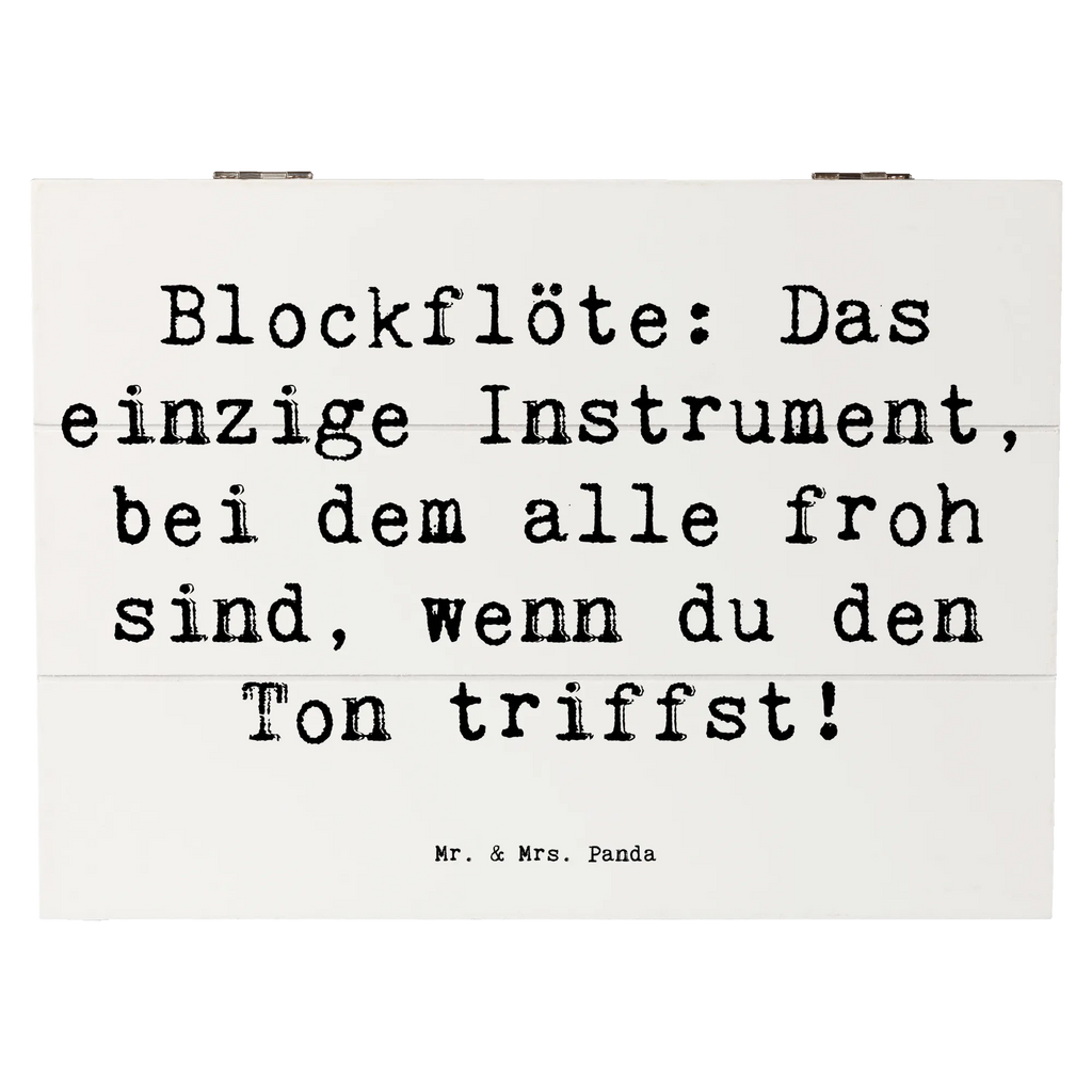 Holzkiste Spruch Blockflöte Freude Holzkiste, Kiste, Schatzkiste, Truhe, Schatulle, XXL, Erinnerungsbox, Erinnerungskiste, Dekokiste, Aufbewahrungsbox, Geschenkbox, Geschenkdose, Instrumente, Geschenke Musiker, Musikliebhaber