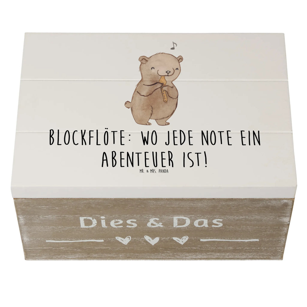 Holzkiste Abenteuer Blockflöte Holzkiste, Kiste, Schatzkiste, Truhe, Schatulle, XXL, Erinnerungsbox, Erinnerungskiste, Dekokiste, Aufbewahrungsbox, Geschenkbox, Geschenkdose, Instrumente, Geschenke Musiker, Musikliebhaber