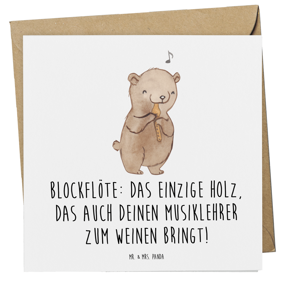 Deluxe Karte Blockflöte Humor Karte, Grußkarte, Klappkarte, Einladungskarte, Glückwunschkarte, Hochzeitskarte, Geburtstagskarte, Hochwertige Grußkarte, Hochwertige Klappkarte, Instrumente, Geschenke Musiker, Musikliebhaber