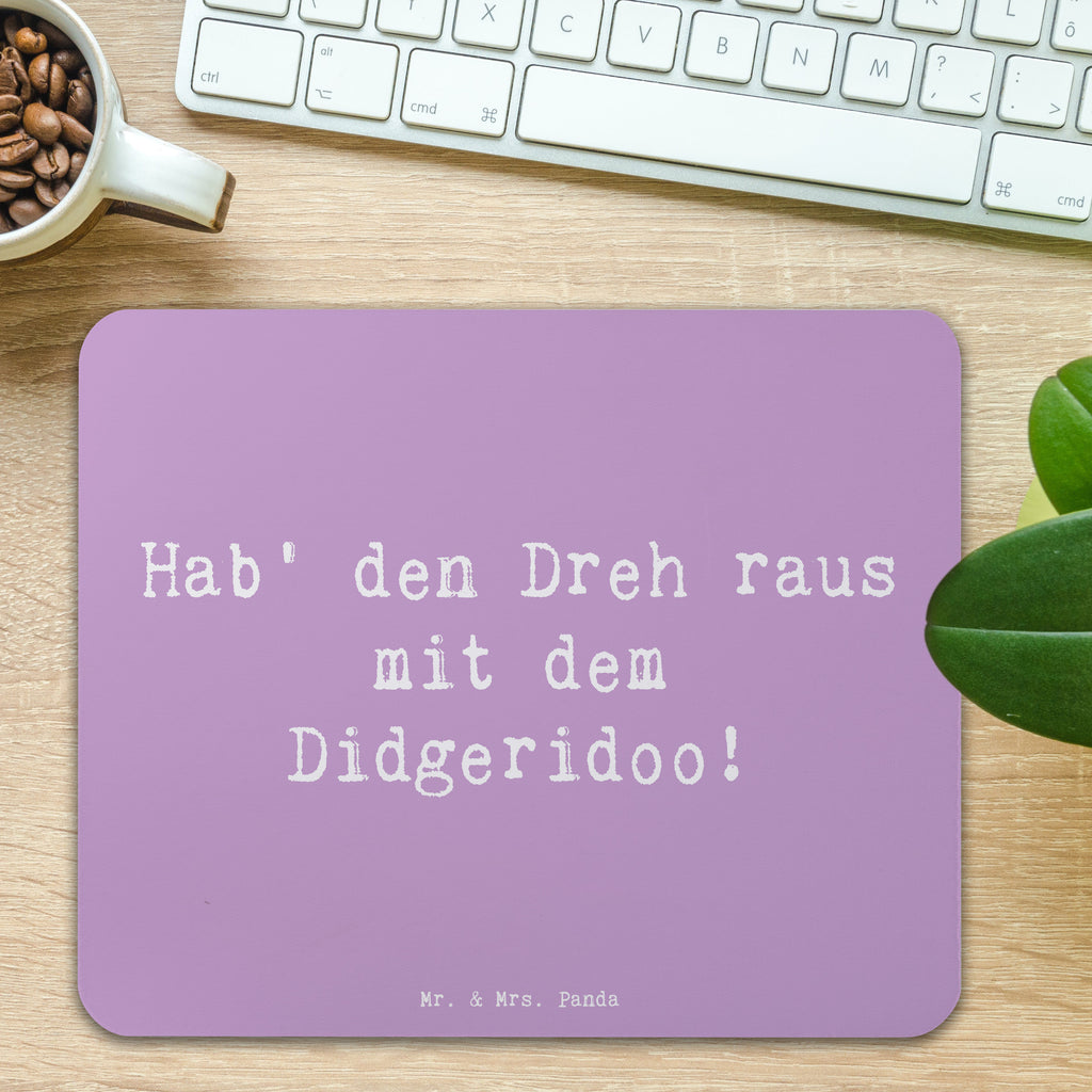 Mauspad Spruch Didgeridoo Dreh Mousepad, Computer zubehör, Büroausstattung, PC Zubehör, Arbeitszimmer, Mauspad, Einzigartiges Mauspad, Designer Mauspad, Mausunterlage, Mauspad Büro, Instrumente, Geschenke Musiker, Musikliebhaber