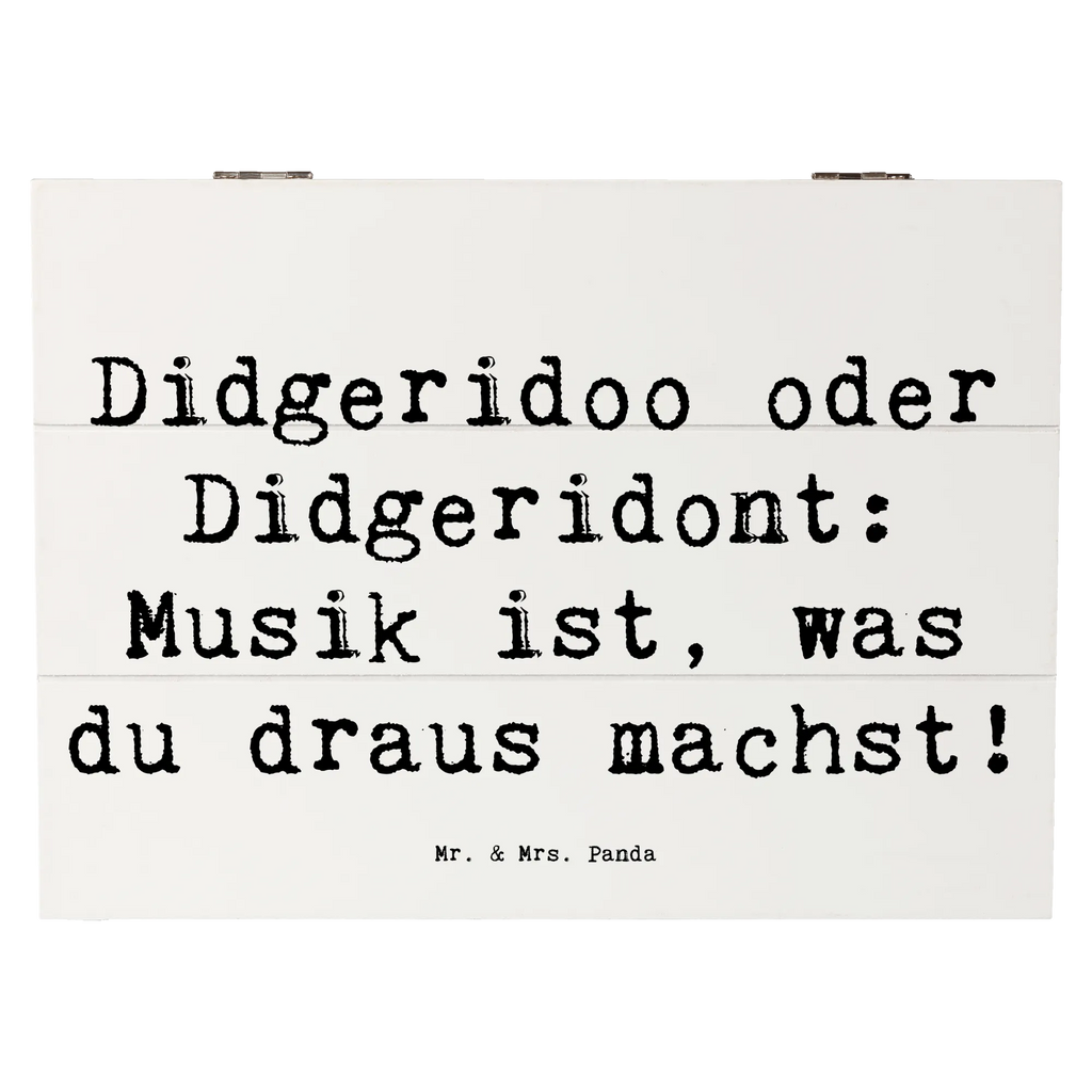 Holzkiste Spruch Didgeridoo Musik Holzkiste, Kiste, Schatzkiste, Truhe, Schatulle, XXL, Erinnerungsbox, Erinnerungskiste, Dekokiste, Aufbewahrungsbox, Geschenkbox, Geschenkdose, Instrumente, Geschenke Musiker, Musikliebhaber