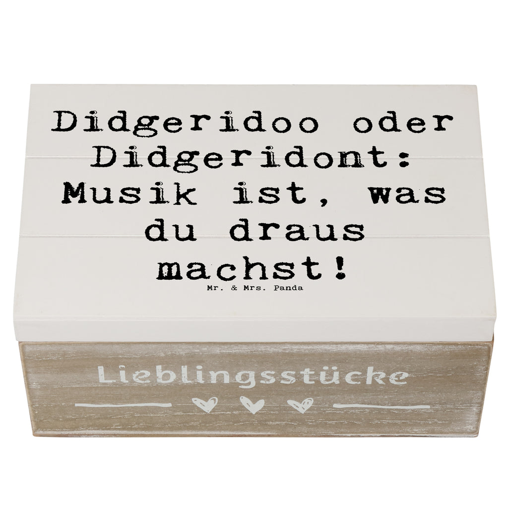 Holzkiste Spruch Didgeridoo Musik Holzkiste, Kiste, Schatzkiste, Truhe, Schatulle, XXL, Erinnerungsbox, Erinnerungskiste, Dekokiste, Aufbewahrungsbox, Geschenkbox, Geschenkdose, Instrumente, Geschenke Musiker, Musikliebhaber