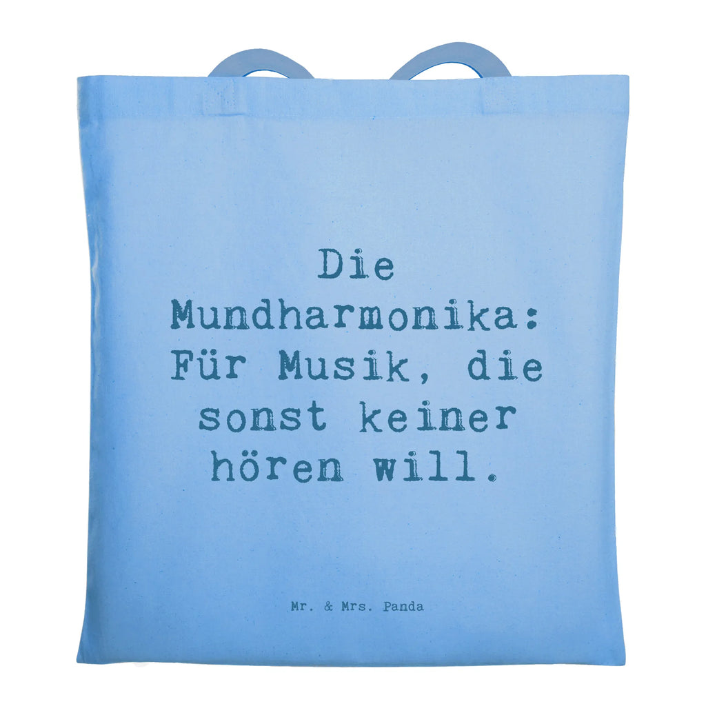 Tragetasche Die Mundharmonika: Für Musik, die sonst keiner hören will. Beuteltasche, Beutel, Einkaufstasche, Jutebeutel, Stoffbeutel, Tasche, Shopper, Umhängetasche, Strandtasche, Schultertasche, Stofftasche, Tragetasche, Badetasche, Jutetasche, Einkaufstüte, Laptoptasche, Instrumente, Geschenke Musiker, Musikliebhaber