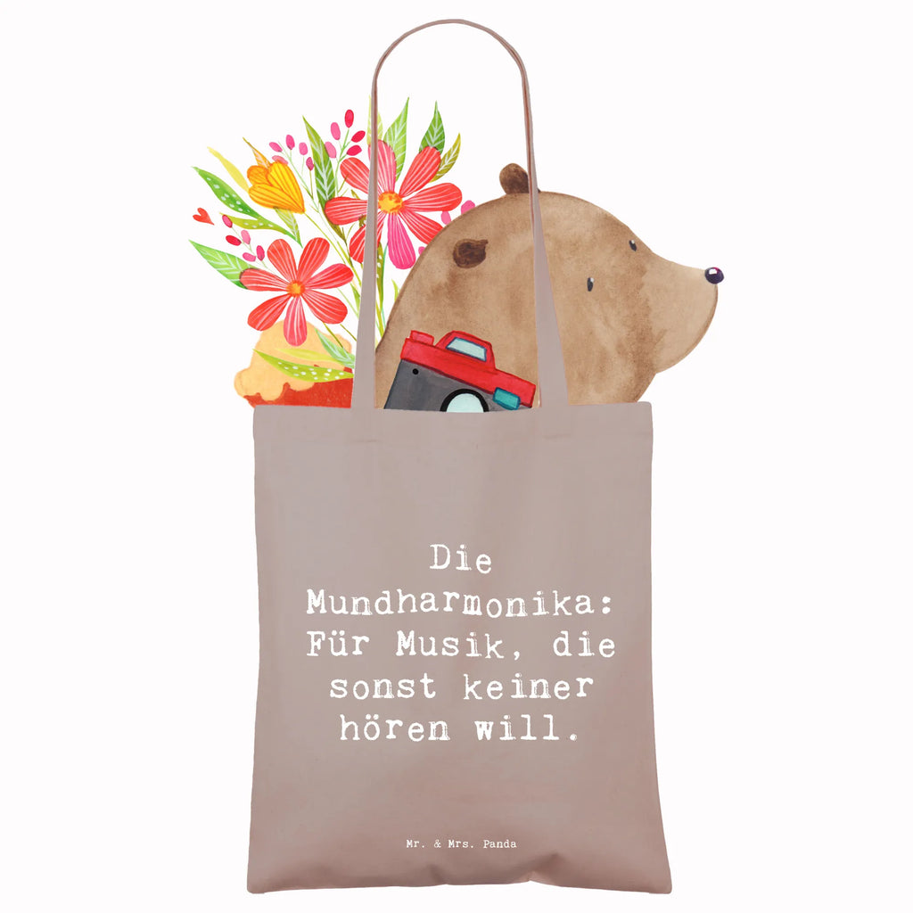 Tragetasche Die Mundharmonika: Für Musik, die sonst keiner hören will. Beuteltasche, Beutel, Einkaufstasche, Jutebeutel, Stoffbeutel, Tasche, Shopper, Umhängetasche, Strandtasche, Schultertasche, Stofftasche, Tragetasche, Badetasche, Jutetasche, Einkaufstüte, Laptoptasche, Instrumente, Geschenke Musiker, Musikliebhaber