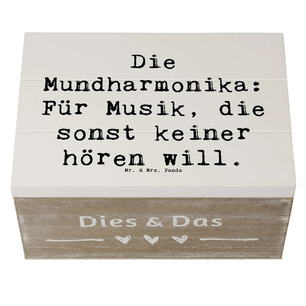 Holzkiste Spruch Musik Mundharmonika Holzkiste, Kiste, Schatzkiste, Truhe, Schatulle, XXL, Erinnerungsbox, Erinnerungskiste, Dekokiste, Aufbewahrungsbox, Geschenkbox, Geschenkdose, Instrumente, Geschenke Musiker, Musikliebhaber