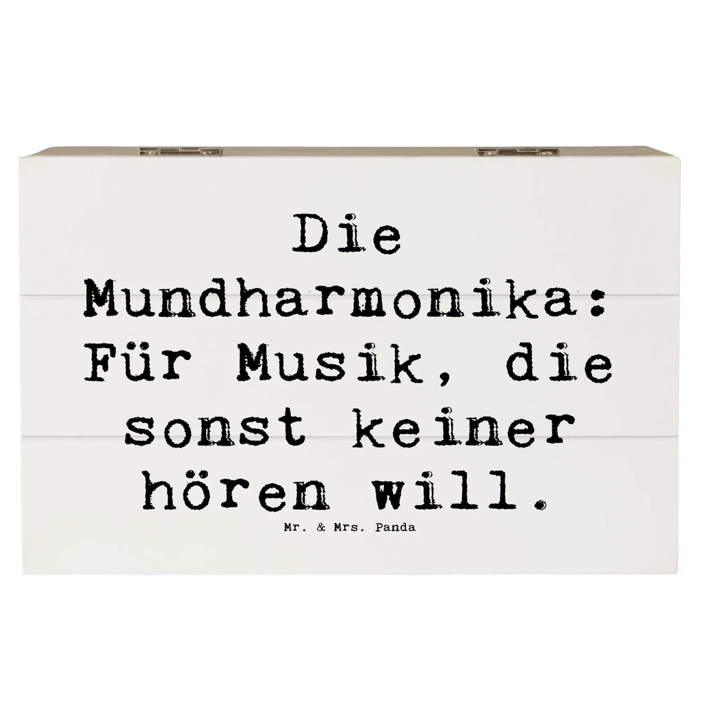 Holzkiste Spruch Musik Mundharmonika Holzkiste, Kiste, Schatzkiste, Truhe, Schatulle, XXL, Erinnerungsbox, Erinnerungskiste, Dekokiste, Aufbewahrungsbox, Geschenkbox, Geschenkdose, Instrumente, Geschenke Musiker, Musikliebhaber