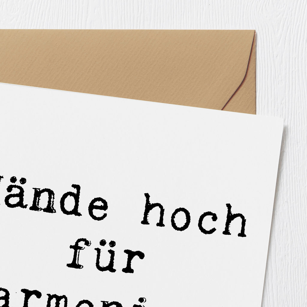 Deluxe Karte Spruch Theremin Harmonie Karte, Grußkarte, Klappkarte, Einladungskarte, Glückwunschkarte, Hochzeitskarte, Geburtstagskarte, Hochwertige Grußkarte, Hochwertige Klappkarte, Instrumente, Geschenke Musiker, Musikliebhaber