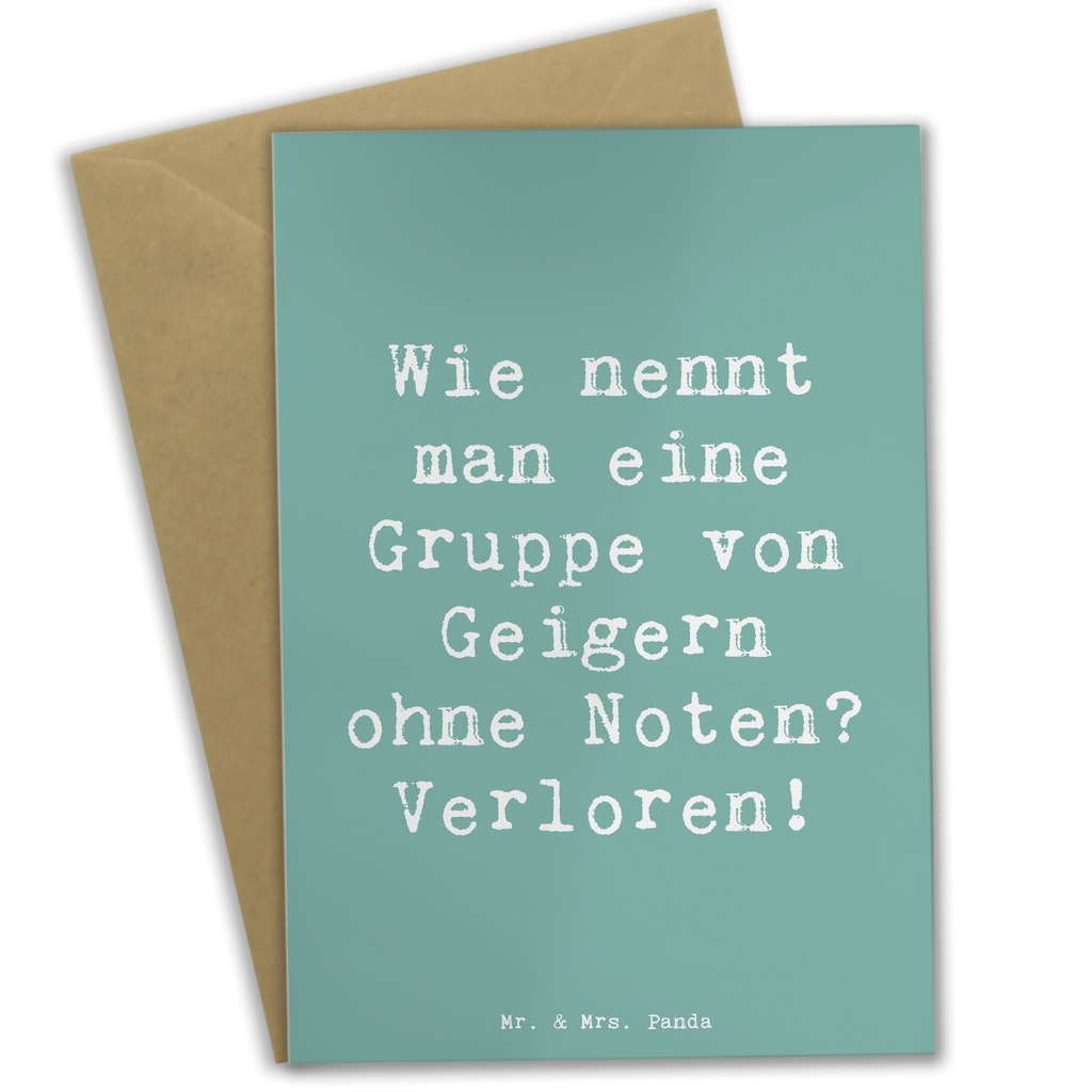 Grußkarte Spruch Verlorene Geiger Grußkarte, Klappkarte, Einladungskarte, Glückwunschkarte, Hochzeitskarte, Geburtstagskarte, Karte, Ansichtskarten, Instrumente, Geschenke Musiker, Musikliebhaber