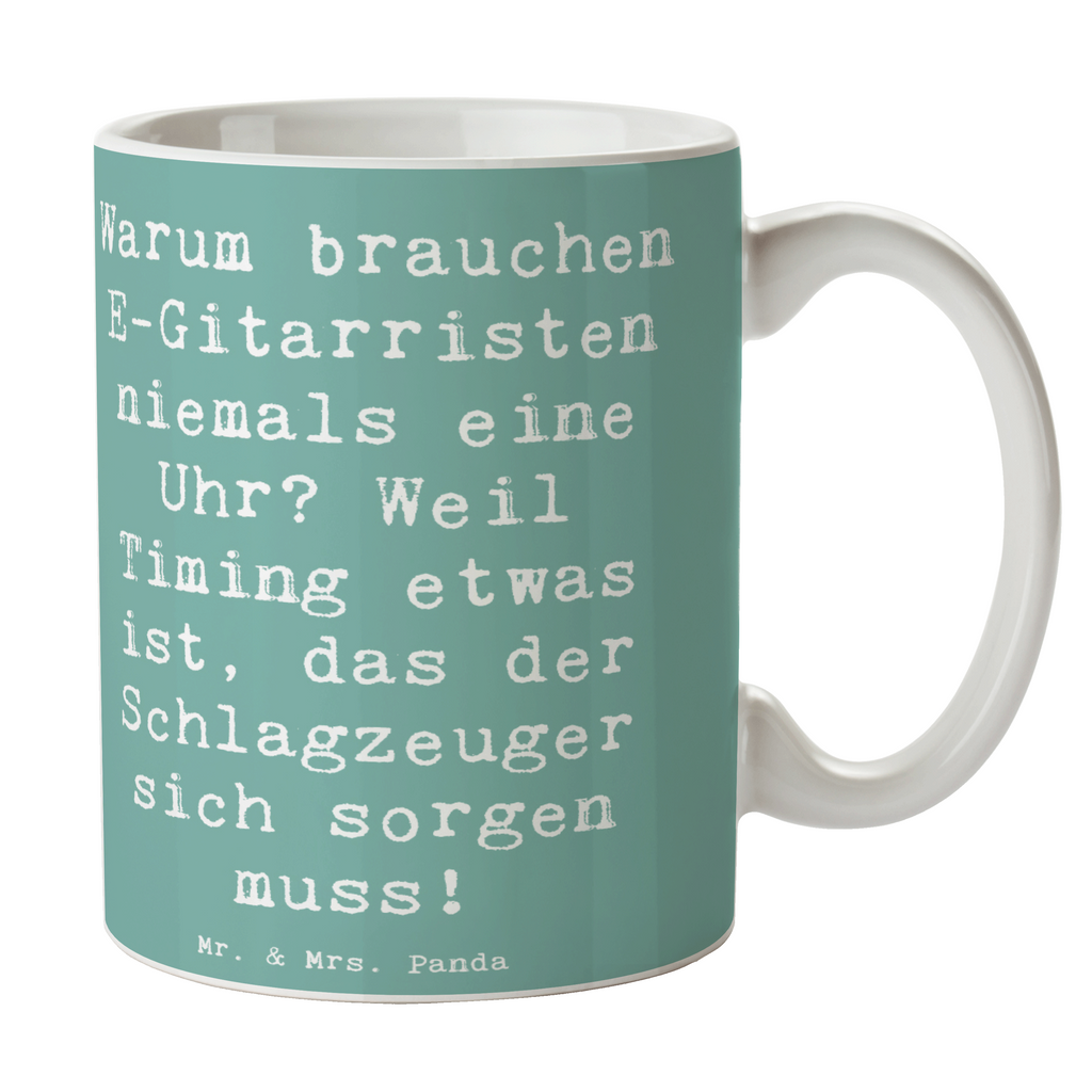 Tasse Spruch E-Gitarre Timing Tasse, Kaffeetasse, Teetasse, Becher, Kaffeebecher, Teebecher, Keramiktasse, Porzellantasse, Büro Tasse, Geschenk Tasse, Tasse Sprüche, Tasse Motive, Kaffeetassen, Tasse bedrucken, Designer Tasse, Cappuccino Tassen, Schöne Teetassen, Instrumente, Geschenke Musiker, Musikliebhaber