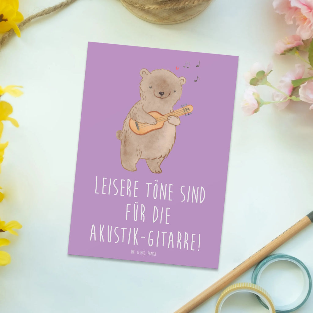 Postkarte Akustik-Gitarre Magie Postkarte, Karte, Geschenkkarte, Grußkarte, Einladung, Ansichtskarte, Geburtstagskarte, Einladungskarte, Dankeskarte, Ansichtskarten, Einladung Geburtstag, Einladungskarten Geburtstag, Instrumente, Geschenke Musiker, Musikliebhaber