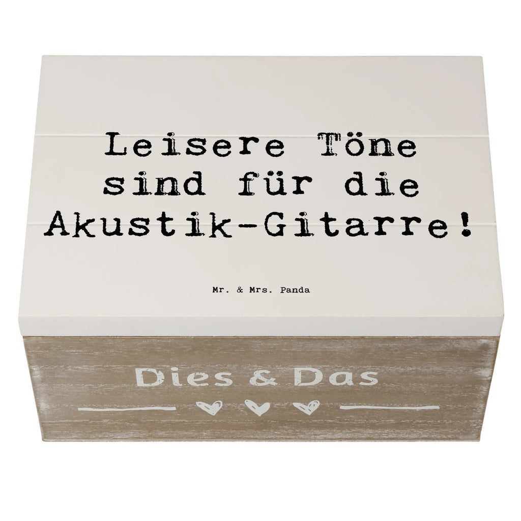 Holzkiste Spruch Akustik-Gitarre Magie Holzkiste, Kiste, Schatzkiste, Truhe, Schatulle, XXL, Erinnerungsbox, Erinnerungskiste, Dekokiste, Aufbewahrungsbox, Geschenkbox, Geschenkdose, Instrumente, Geschenke Musiker, Musikliebhaber