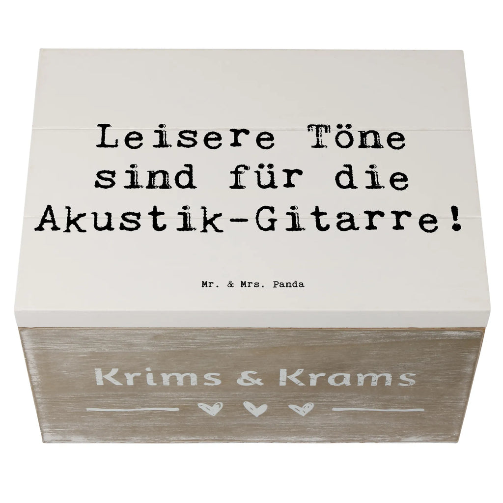 Holzkiste Spruch Akustik-Gitarre Magie Holzkiste, Kiste, Schatzkiste, Truhe, Schatulle, XXL, Erinnerungsbox, Erinnerungskiste, Dekokiste, Aufbewahrungsbox, Geschenkbox, Geschenkdose, Instrumente, Geschenke Musiker, Musikliebhaber