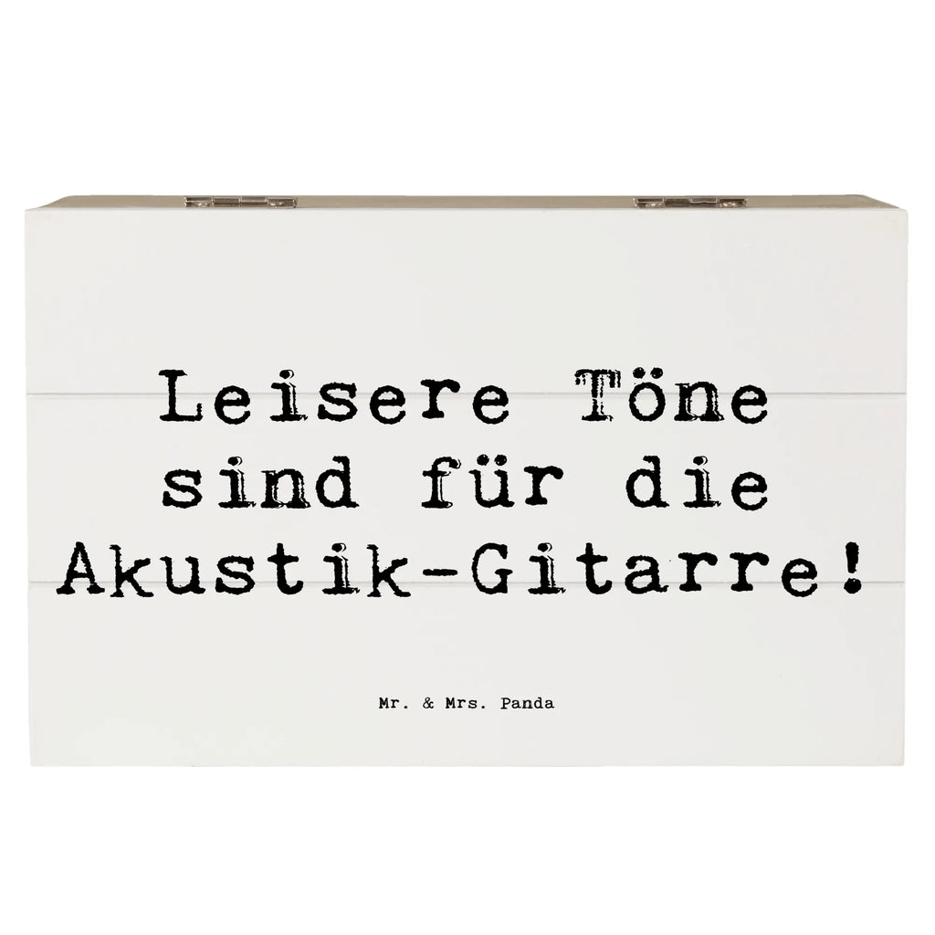 Holzkiste Spruch Akustik-Gitarre Magie Holzkiste, Kiste, Schatzkiste, Truhe, Schatulle, XXL, Erinnerungsbox, Erinnerungskiste, Dekokiste, Aufbewahrungsbox, Geschenkbox, Geschenkdose, Instrumente, Geschenke Musiker, Musikliebhaber