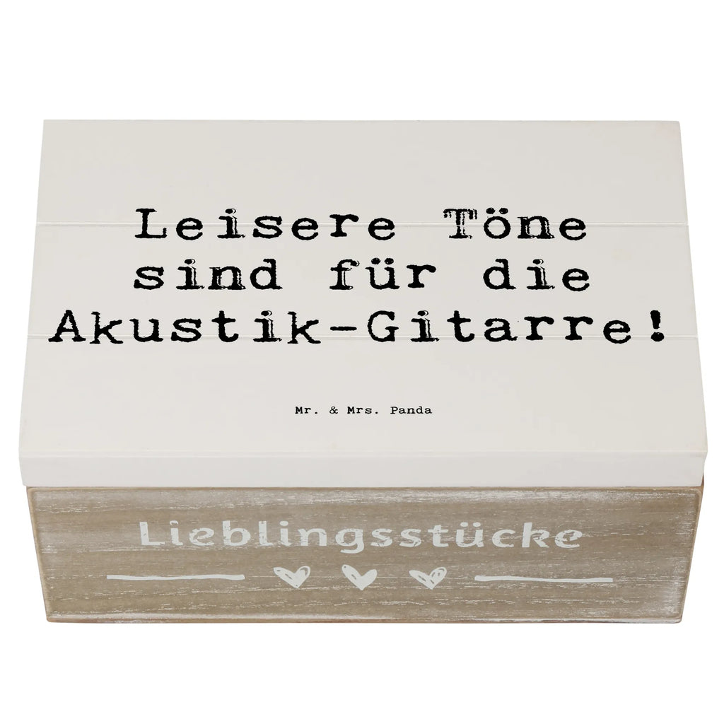 Holzkiste Spruch Akustik-Gitarre Magie Holzkiste, Kiste, Schatzkiste, Truhe, Schatulle, XXL, Erinnerungsbox, Erinnerungskiste, Dekokiste, Aufbewahrungsbox, Geschenkbox, Geschenkdose, Instrumente, Geschenke Musiker, Musikliebhaber