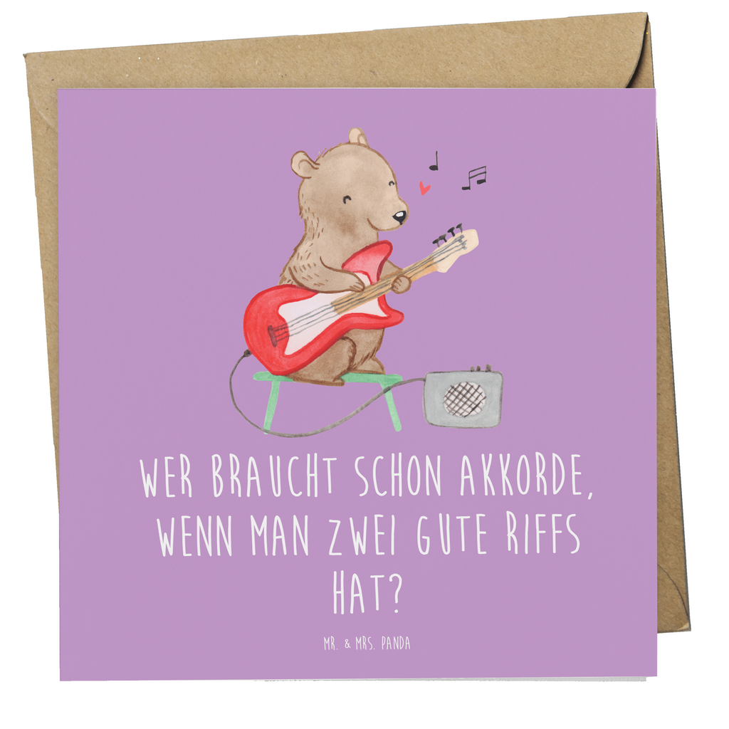 Deluxe Karte E-Gitarre Zwei Riffs Karte, Grußkarte, Klappkarte, Einladungskarte, Glückwunschkarte, Hochzeitskarte, Geburtstagskarte, Hochwertige Grußkarte, Hochwertige Klappkarte, Instrumente, Geschenke Musiker, Musikliebhaber