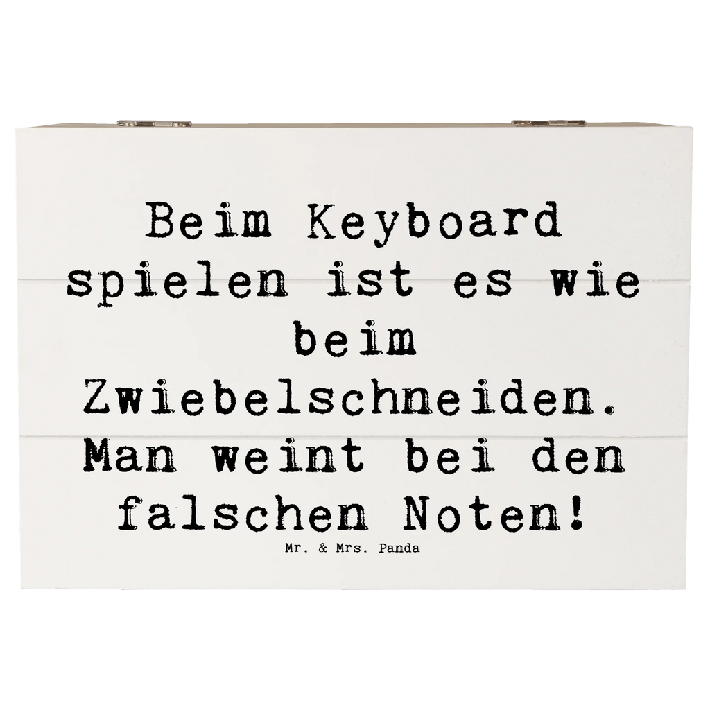 Holzkiste Spruch Keyboard Tränen Holzkiste, Kiste, Schatzkiste, Truhe, Schatulle, XXL, Erinnerungsbox, Erinnerungskiste, Dekokiste, Aufbewahrungsbox, Geschenkbox, Geschenkdose, Instrumente, Geschenke Musiker, Musikliebhaber