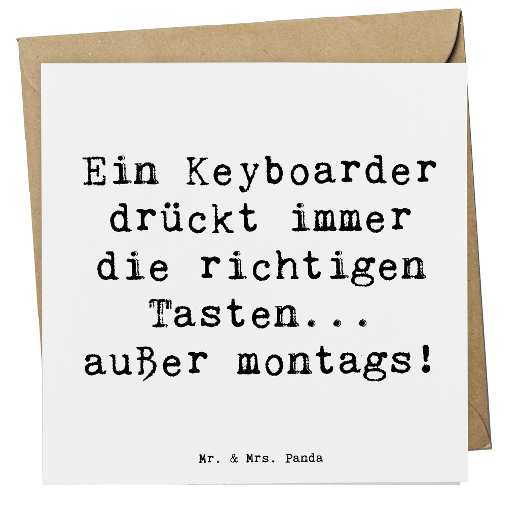 Deluxe Karte Spruch Keyboarder Fehler Karte, Grußkarte, Klappkarte, Einladungskarte, Glückwunschkarte, Hochzeitskarte, Geburtstagskarte, Hochwertige Grußkarte, Hochwertige Klappkarte, Instrumente, Geschenke Musiker, Musikliebhaber