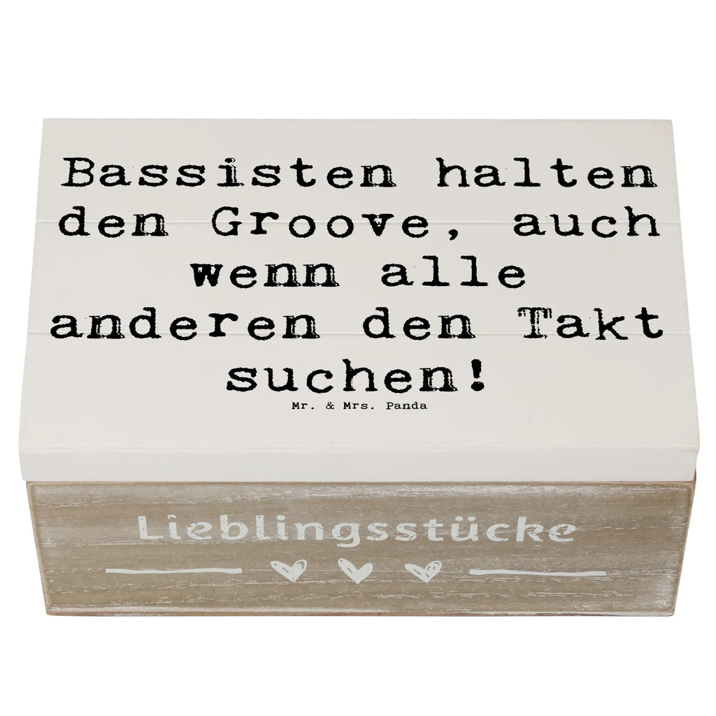 Holzkiste Spruch Bassgitarre Groove Holzkiste, Kiste, Schatzkiste, Truhe, Schatulle, XXL, Erinnerungsbox, Erinnerungskiste, Dekokiste, Aufbewahrungsbox, Geschenkbox, Geschenkdose, Instrumente, Geschenke Musiker, Musikliebhaber