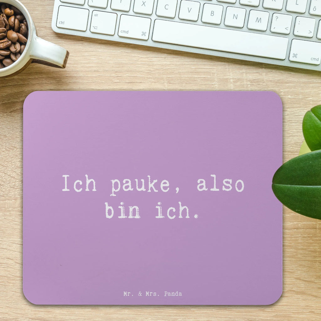 Mauspad Spruch Pauken Motivation