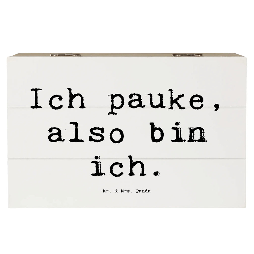 Holzkiste Spruch Pauken Motivation Holzkiste, Kiste, Schatzkiste, Truhe, Schatulle, XXL, Erinnerungsbox, Erinnerungskiste, Dekokiste, Aufbewahrungsbox, Geschenkbox, Geschenkdose, Instrumente, Geschenke Musiker, Musikliebhaber