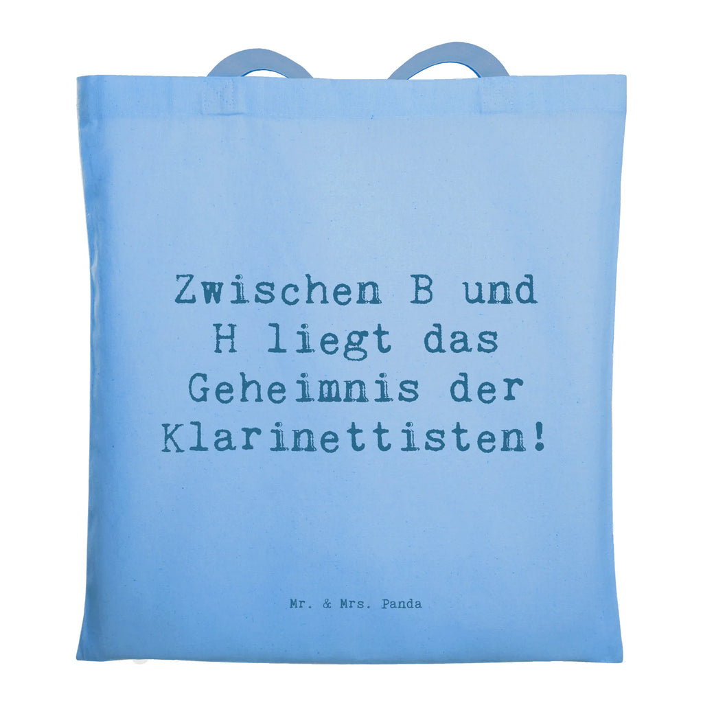 Tragetasche Spruch Klarinette Geheimnis Beuteltasche, Beutel, Einkaufstasche, Jutebeutel, Stoffbeutel, Tasche, Shopper, Umhängetasche, Strandtasche, Schultertasche, Stofftasche, Tragetasche, Badetasche, Jutetasche, Einkaufstüte, Laptoptasche, Instrumente, Geschenke Musiker, Musikliebhaber