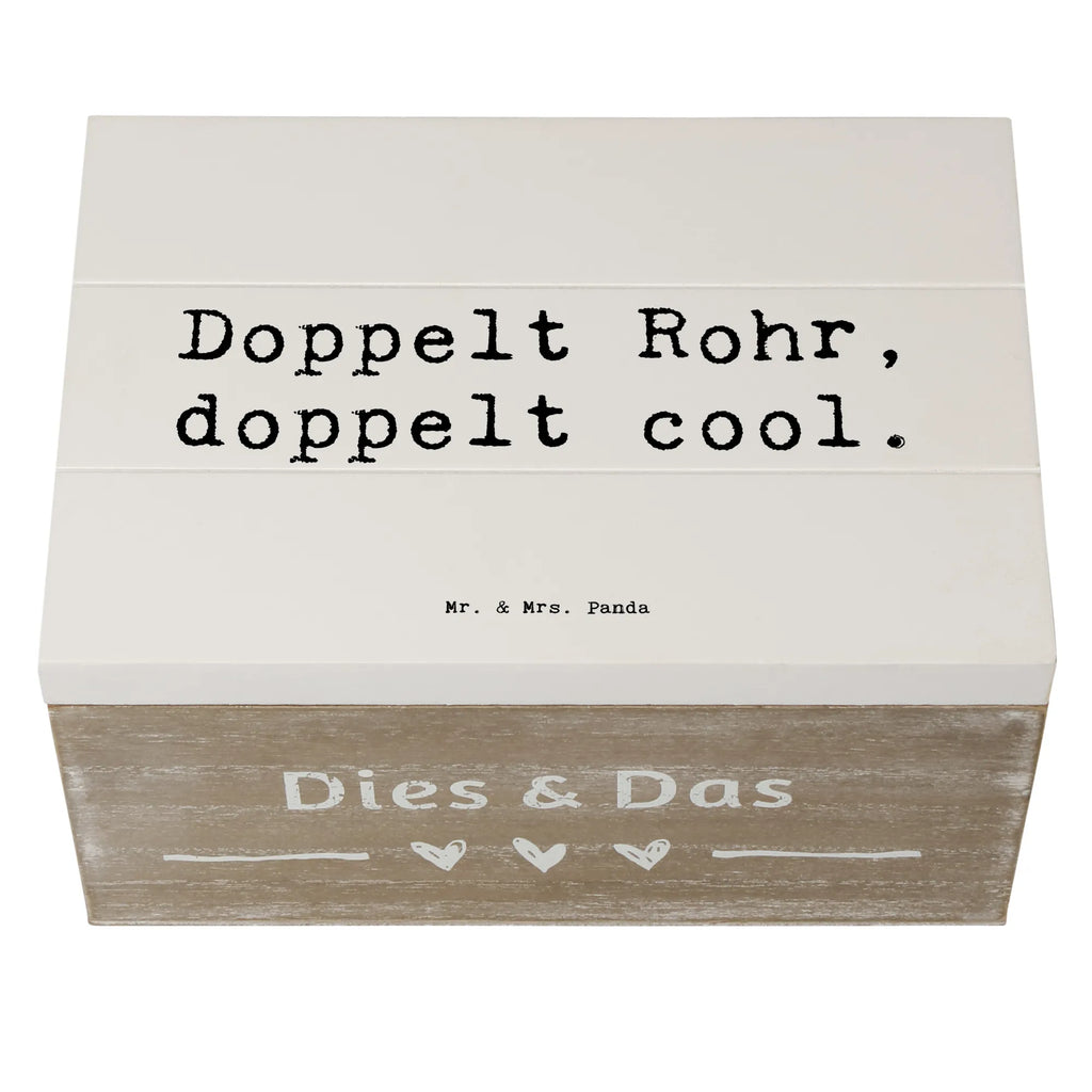 Holzkiste Spruch Fagott Doppelt Cool Holzkiste, Kiste, Schatzkiste, Truhe, Schatulle, XXL, Erinnerungsbox, Erinnerungskiste, Dekokiste, Aufbewahrungsbox, Geschenkbox, Geschenkdose, Instrumente, Geschenke Musiker, Musikliebhaber