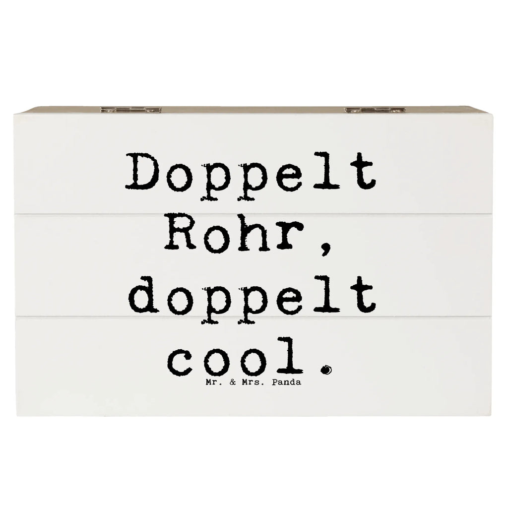 Holzkiste Spruch Fagott Doppelt Cool Holzkiste, Kiste, Schatzkiste, Truhe, Schatulle, XXL, Erinnerungsbox, Erinnerungskiste, Dekokiste, Aufbewahrungsbox, Geschenkbox, Geschenkdose, Instrumente, Geschenke Musiker, Musikliebhaber