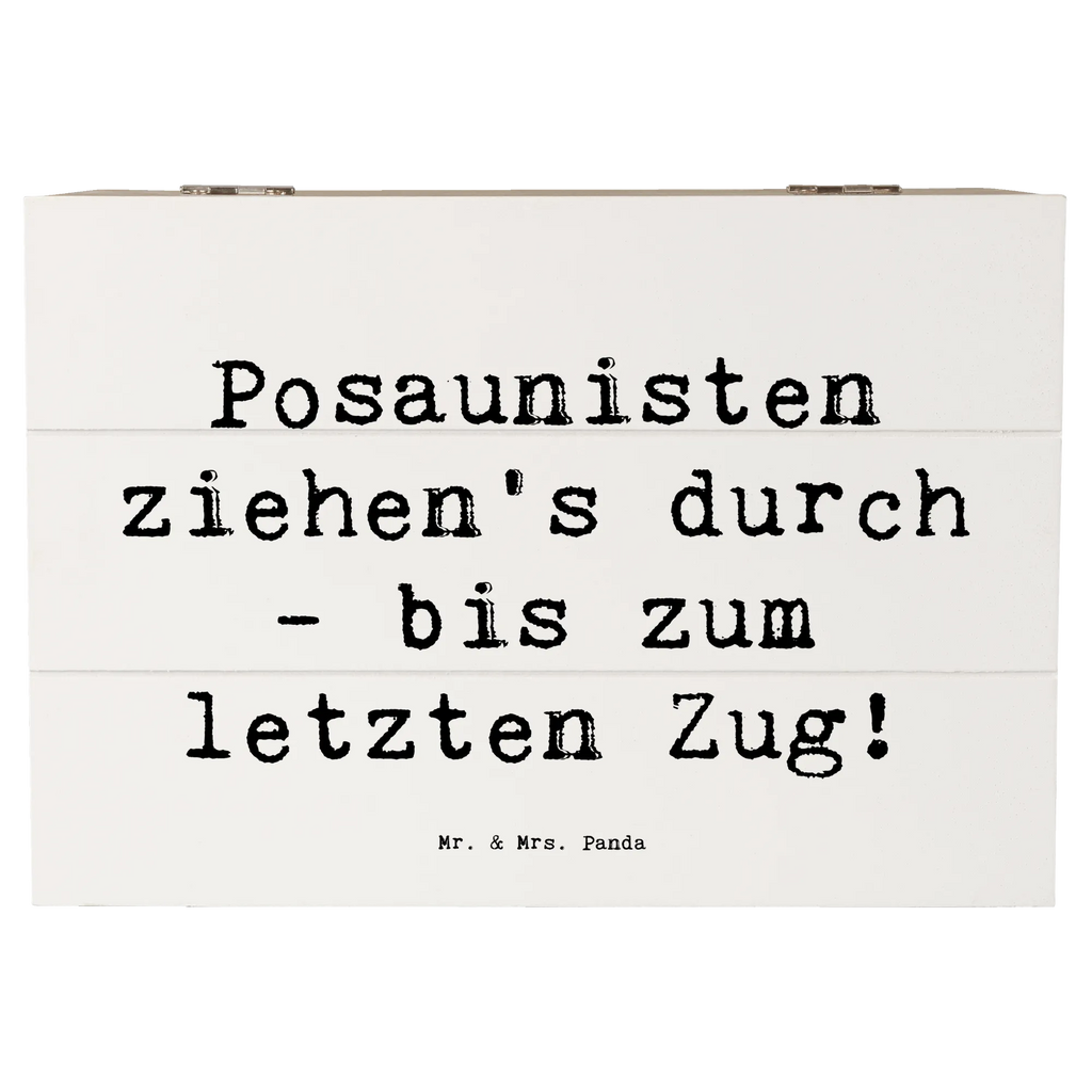 Holzkiste Spruch Trombone Durchzieher Holzkiste, Kiste, Schatzkiste, Truhe, Schatulle, XXL, Erinnerungsbox, Erinnerungskiste, Dekokiste, Aufbewahrungsbox, Geschenkbox, Geschenkdose, Instrumente, Geschenke Musiker, Musikliebhaber