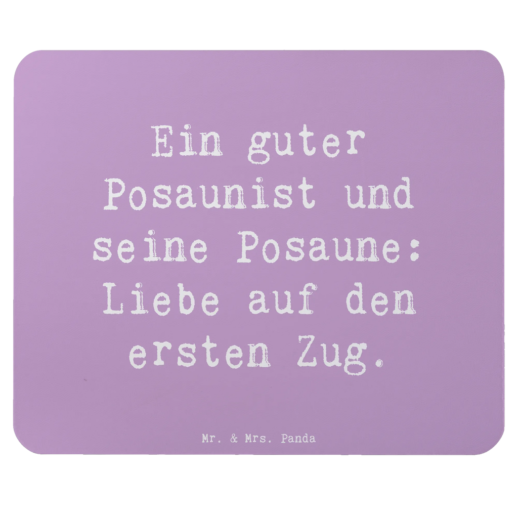 Mauspad Spruch Posaune Liebe