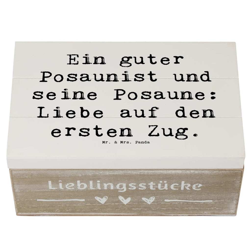 Holzkiste Spruch Posaune Liebe Holzkiste, Kiste, Schatzkiste, Truhe, Schatulle, XXL, Erinnerungsbox, Erinnerungskiste, Dekokiste, Aufbewahrungsbox, Geschenkbox, Geschenkdose, Instrumente, Geschenke Musiker, Musikliebhaber