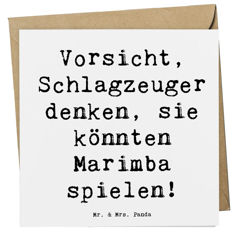 Deluxe Karte Spruch Marimba Humor Karte, Grußkarte, Klappkarte, Einladungskarte, Glückwunschkarte, Hochzeitskarte, Geburtstagskarte, Hochwertige Grußkarte, Hochwertige Klappkarte, Instrumente, Geschenke Musiker, Musikliebhaber