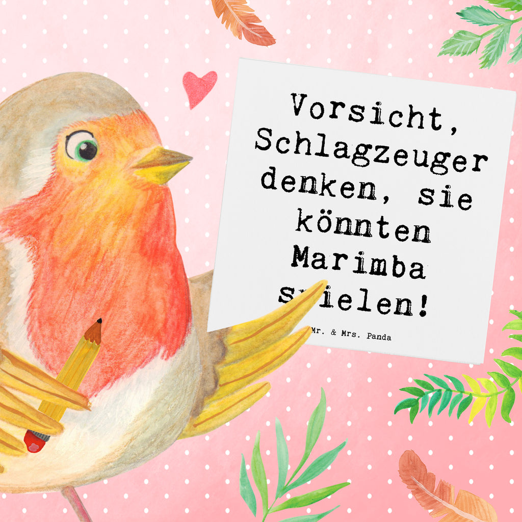 Deluxe Karte Spruch Marimba Humor Karte, Grußkarte, Klappkarte, Einladungskarte, Glückwunschkarte, Hochzeitskarte, Geburtstagskarte, Hochwertige Grußkarte, Hochwertige Klappkarte, Instrumente, Geschenke Musiker, Musikliebhaber