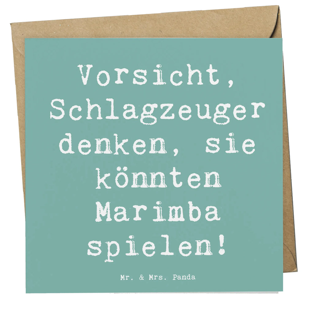 Deluxe Karte Spruch Marimba Humor Karte, Grußkarte, Klappkarte, Einladungskarte, Glückwunschkarte, Hochzeitskarte, Geburtstagskarte, Hochwertige Grußkarte, Hochwertige Klappkarte, Instrumente, Geschenke Musiker, Musikliebhaber