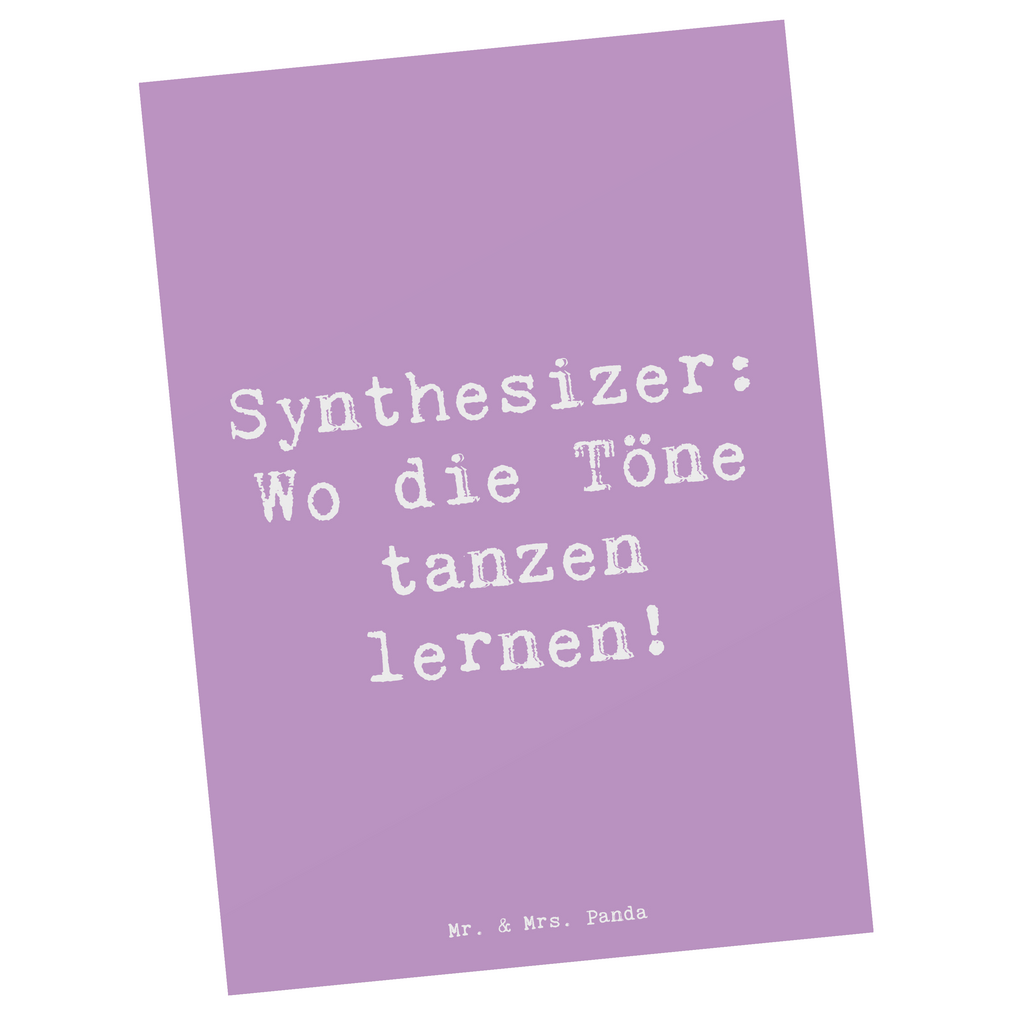 Postkarte Synthesizer: Wo die Töne tanzen lernen! Postkarte, Karte, Geschenkkarte, Grußkarte, Einladung, Ansichtskarte, Geburtstagskarte, Einladungskarte, Dankeskarte, Ansichtskarten, Einladung Geburtstag, Einladungskarten Geburtstag, Instrumente, Geschenke Musiker, Musikliebhaber