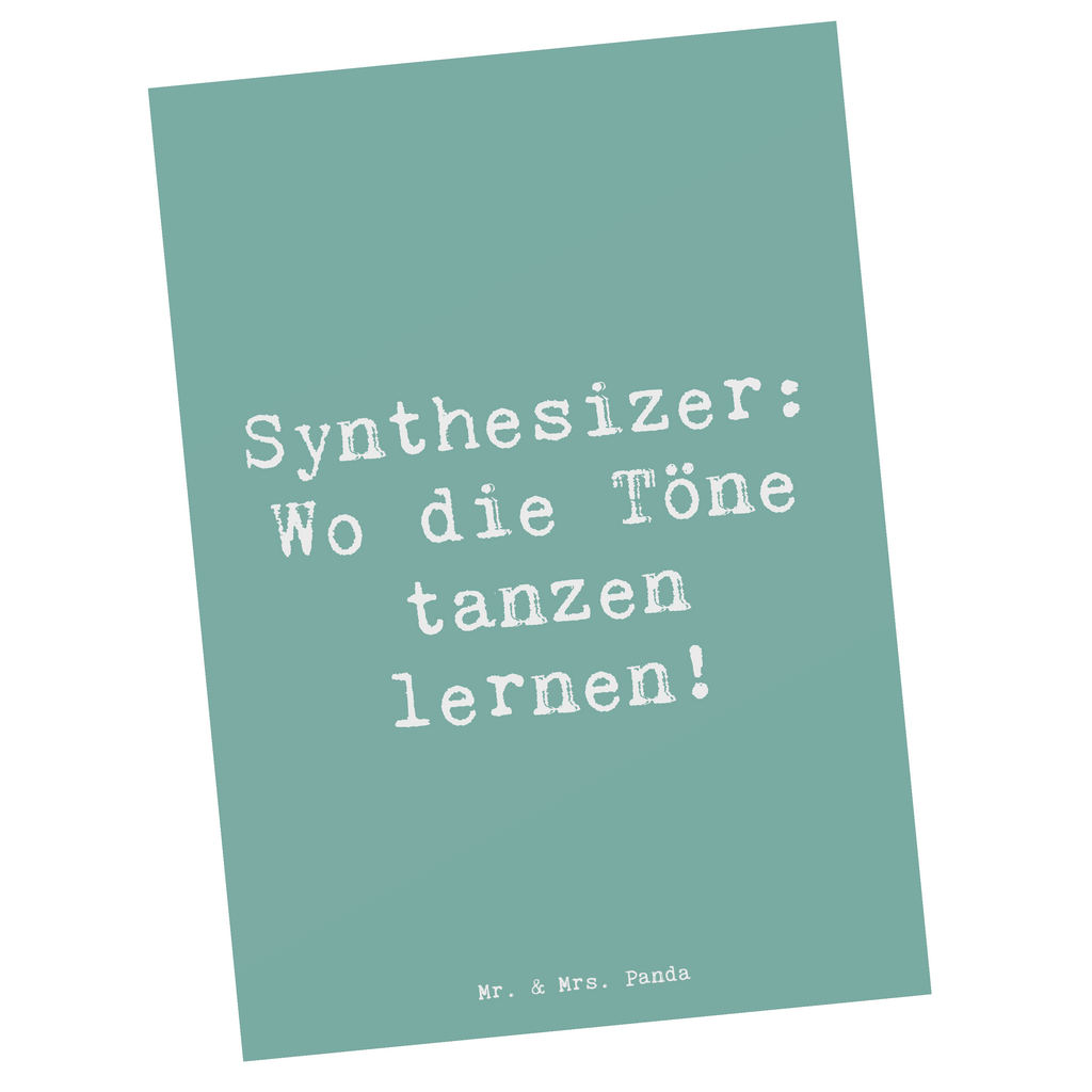 Postkarte Synthesizer: Wo die Töne tanzen lernen! Postkarte, Karte, Geschenkkarte, Grußkarte, Einladung, Ansichtskarte, Geburtstagskarte, Einladungskarte, Dankeskarte, Ansichtskarten, Einladung Geburtstag, Einladungskarten Geburtstag, Instrumente, Geschenke Musiker, Musikliebhaber