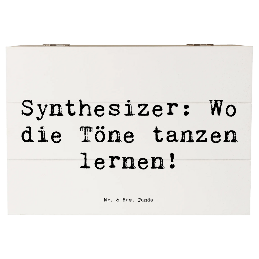 Holzkiste Spruch Synthesizer Tanz Holzkiste, Kiste, Schatzkiste, Truhe, Schatulle, XXL, Erinnerungsbox, Erinnerungskiste, Dekokiste, Aufbewahrungsbox, Geschenkbox, Geschenkdose, Instrumente, Geschenke Musiker, Musikliebhaber