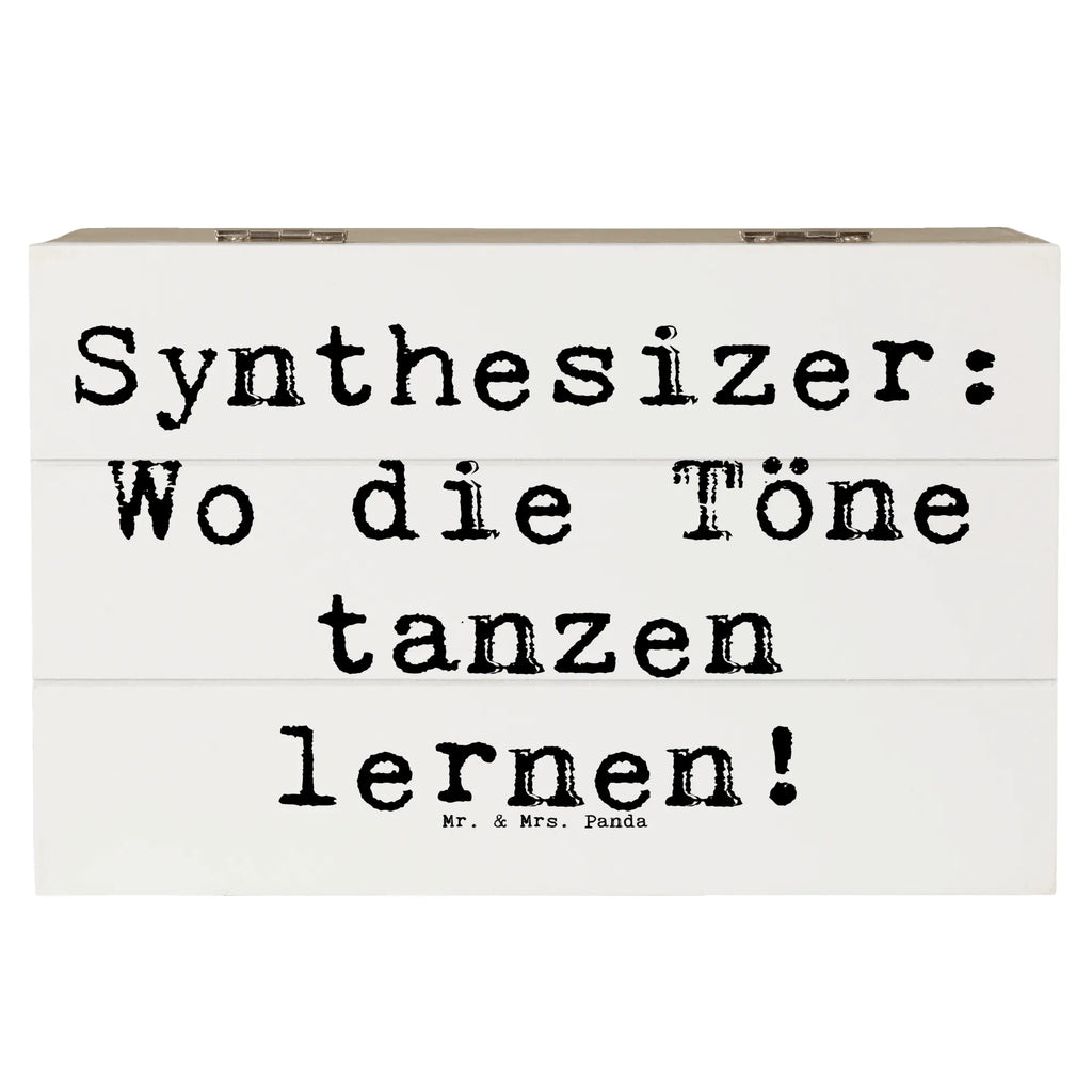 Holzkiste Spruch Synthesizer Tanz Holzkiste, Kiste, Schatzkiste, Truhe, Schatulle, XXL, Erinnerungsbox, Erinnerungskiste, Dekokiste, Aufbewahrungsbox, Geschenkbox, Geschenkdose, Instrumente, Geschenke Musiker, Musikliebhaber