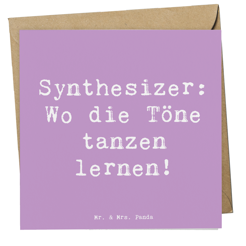 Deluxe Karte Spruch Synthesizer Tanz Karte, Grußkarte, Klappkarte, Einladungskarte, Glückwunschkarte, Hochzeitskarte, Geburtstagskarte, Hochwertige Grußkarte, Hochwertige Klappkarte, Instrumente, Geschenke Musiker, Musikliebhaber