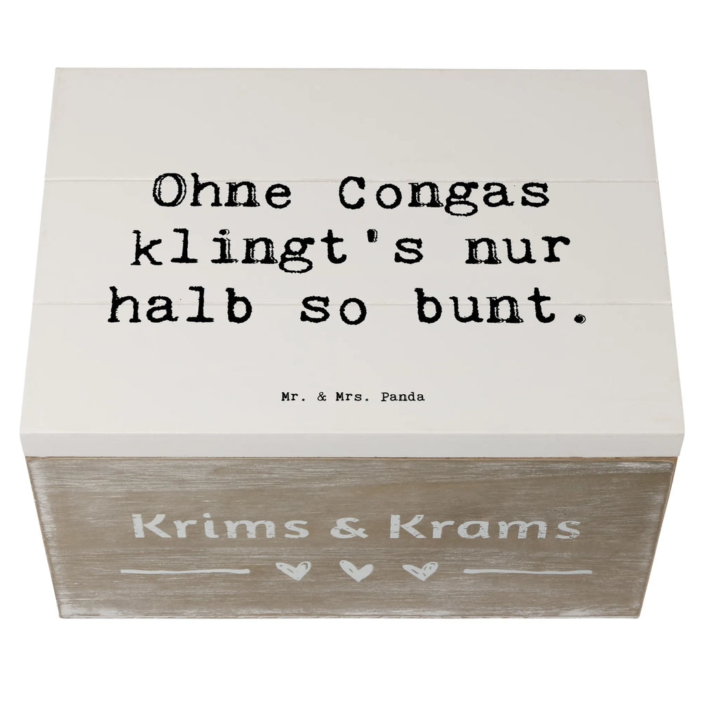 Holzkiste Spruch Bunte Congas Holzkiste, Kiste, Schatzkiste, Truhe, Schatulle, XXL, Erinnerungsbox, Erinnerungskiste, Dekokiste, Aufbewahrungsbox, Geschenkbox, Geschenkdose, Instrumente, Geschenke Musiker, Musikliebhaber