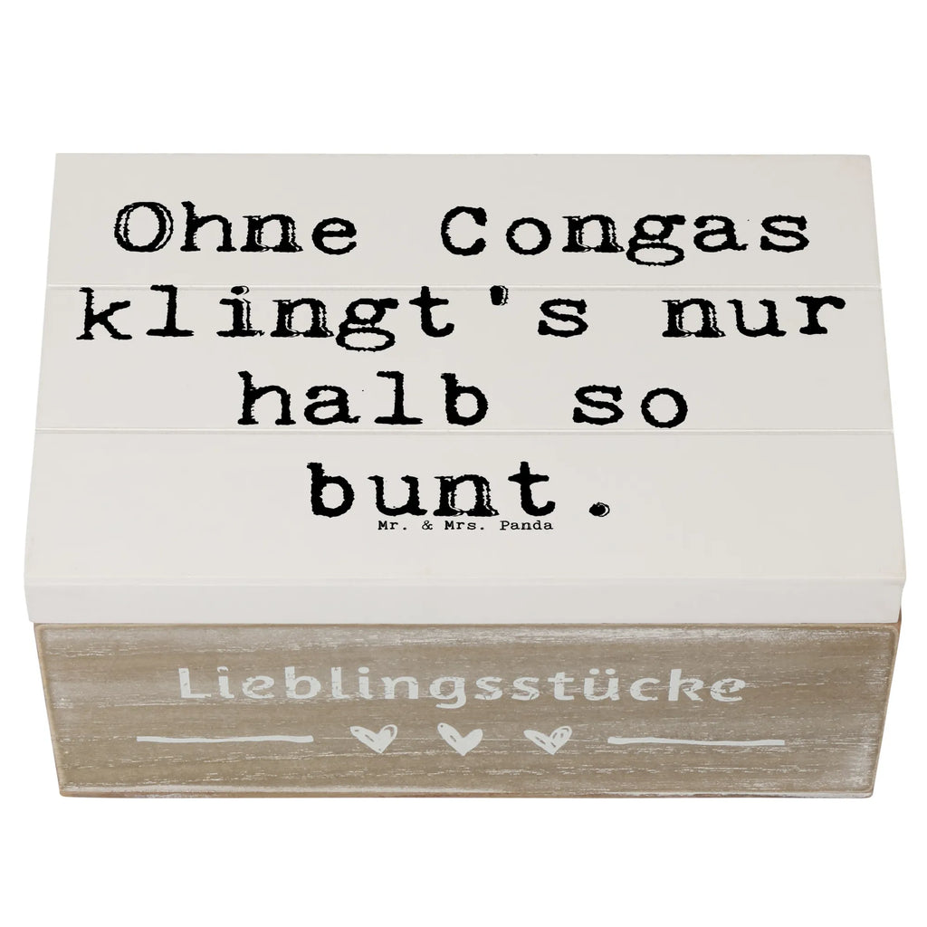 Holzkiste Spruch Bunte Congas Holzkiste, Kiste, Schatzkiste, Truhe, Schatulle, XXL, Erinnerungsbox, Erinnerungskiste, Dekokiste, Aufbewahrungsbox, Geschenkbox, Geschenkdose, Instrumente, Geschenke Musiker, Musikliebhaber