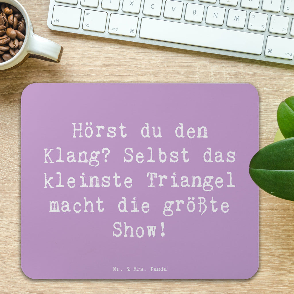 Mauspad Spruch Triangel Klang Mousepad, Computer zubehör, Büroausstattung, PC Zubehör, Arbeitszimmer, Mauspad, Einzigartiges Mauspad, Designer Mauspad, Mausunterlage, Mauspad Büro, Instrumente, Geschenke Musiker, Musikliebhaber